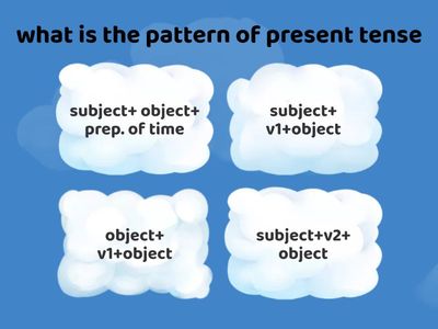 present tense question