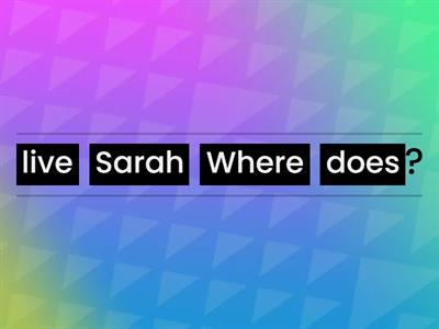  Present Simple Wh Questions