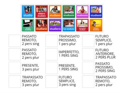VERBO STUDIARE: MODO INDICATIVO
