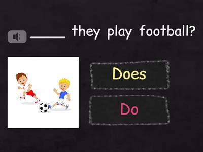 Do / Does @ In Question (10 Quiz)