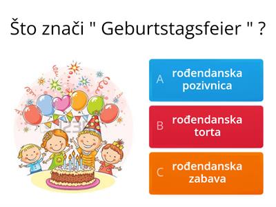 der Geburtstag