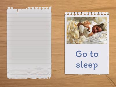 Say the Daily Routine!