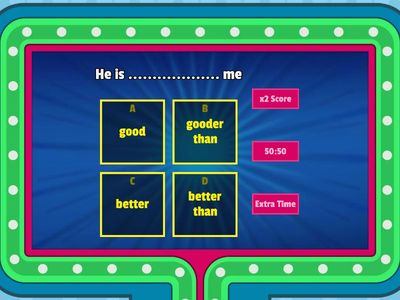 Comparative adjective