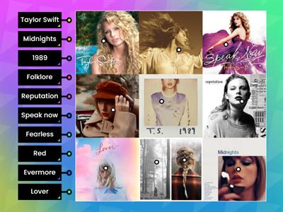 Taylor Swift album quiz