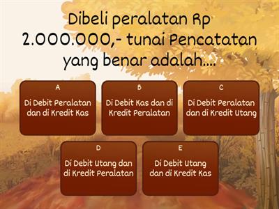 Transaksi pada perusahaan jasa