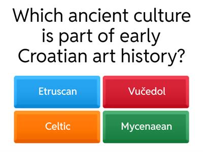 Croatian arts