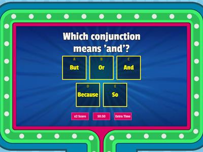 Conjunctions A1 Quiz 1.1