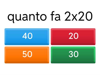 wordwall matematica classe 4 elementare