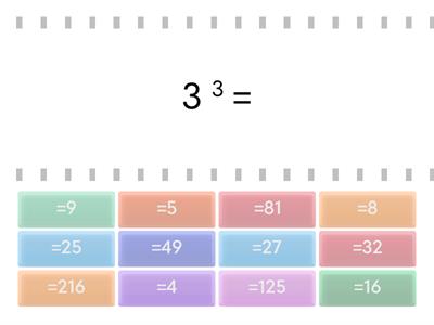 Степінь числа 5 клас