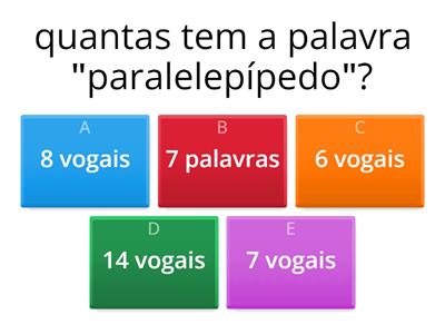 quiz de palavras/silabas