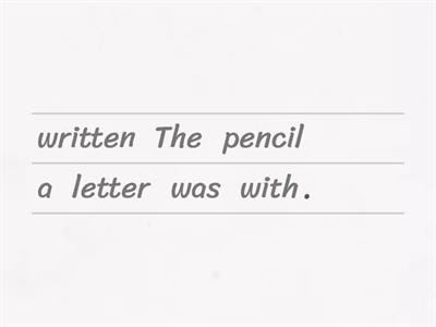 Unit 7.3 - Past Simple Passive