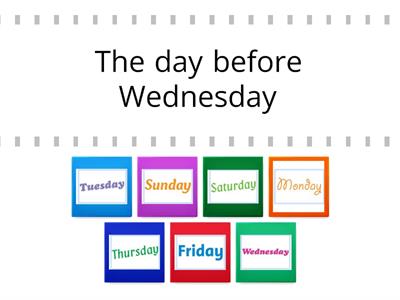 DAYS OF THE WEEK