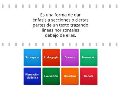 Conceptos Pedagogia 