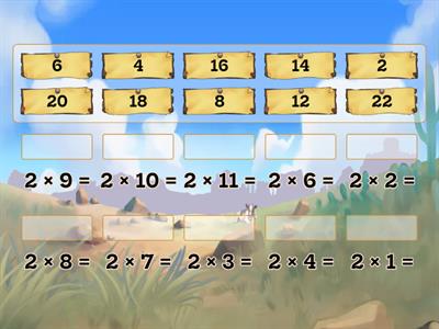 Multiplication by 2s