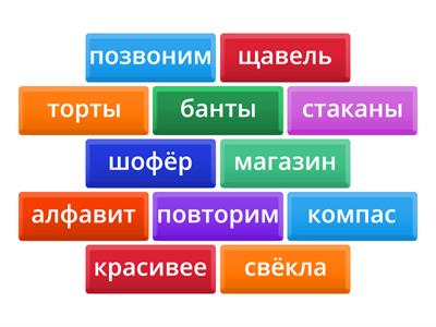 Ударение сложных слов 1 класс часть 1 