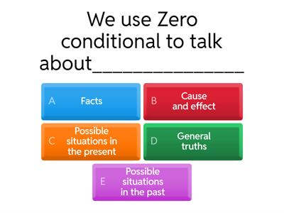 Conditional Zero