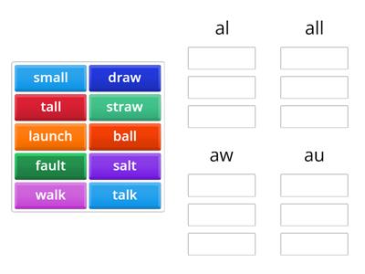 U6W3 Word Sort