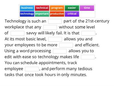 Entry 3 Using ICT in the Workplace