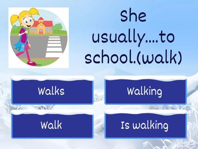 Present Simple/Continuous