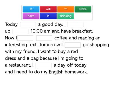 Simple Tenses - Text 