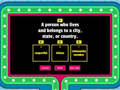 Citizenship for 3rd grade