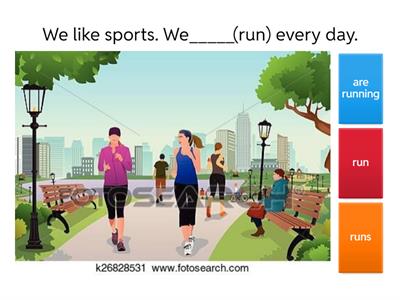  Present simple and continuous