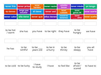 3.4 tener & tener expressions 