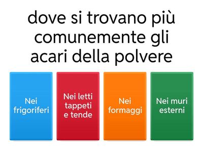 Quante ne sai su gli acari?