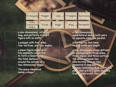 Geometry Terms Matching