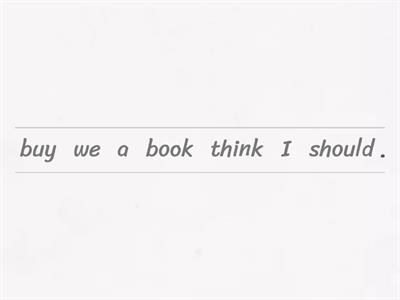 Making suggestions - should / could