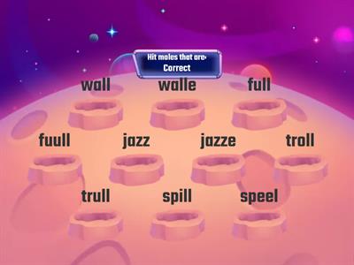 Module 1 Week 2; Spelling Words