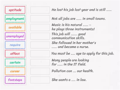 Mind the Gap – Professions Vocabulary