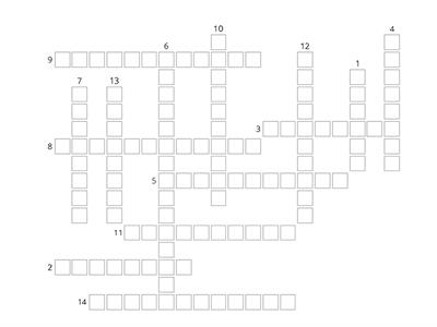 Steps plus kl VI unit 6 shopping - crossword