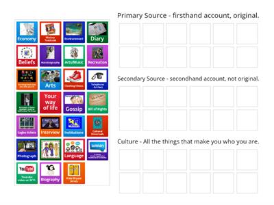 Primary/Secondary Source/Culture3B