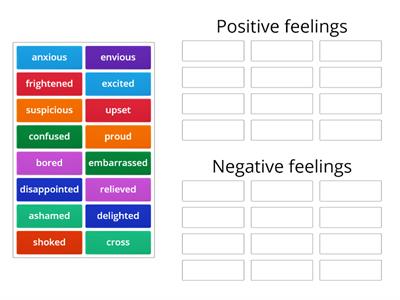 1A - Feelings sorting