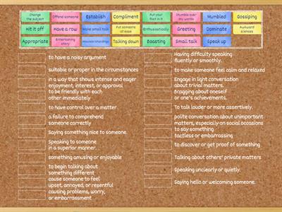 Upper Intermediate Unit 1 Vocabulary Review 