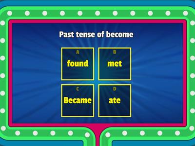 PAST SIMPLE IRREGULAR VERBS