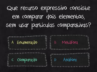 Recursos Expressivos 