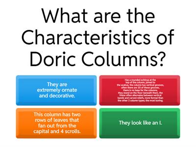 Ancient Greek Art and Architecture Quiz