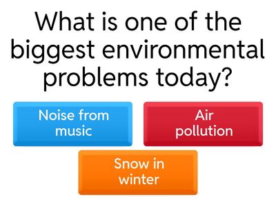 Environmental problems
