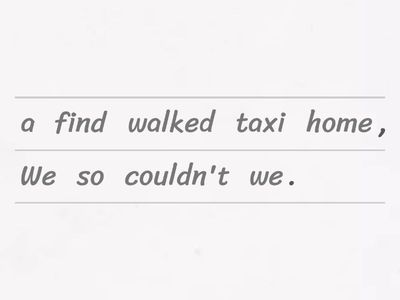  Structures Although, and, but, so