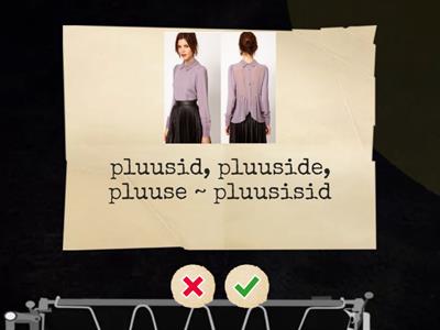 Riided(Estonian-Russian)plural