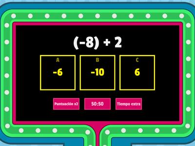  SUMA Y RESTA DE NUMEROS ENTEROS