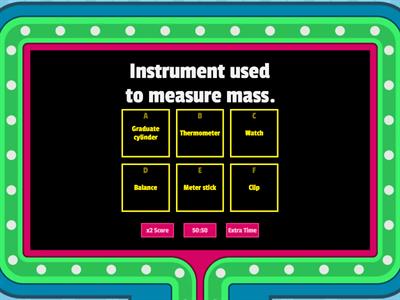 Measuring Instruments