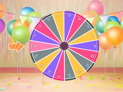 Ruleta 1 B Liss y Bea 1-18