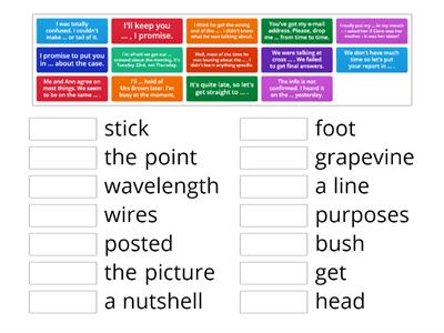  Communication idioms 