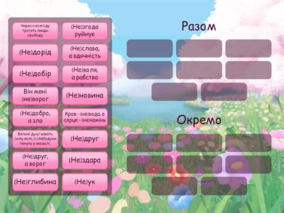 Правопис НЕ з іменниками