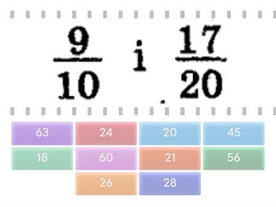  Знаходження спільного знаменника