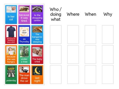 Sentence Stretching - ESL sort