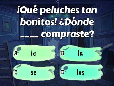 Pronombres de objeto directo, indirecto y dobles 